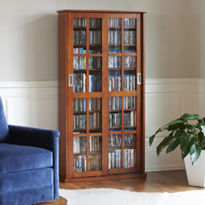 The Aficionado's Sliding Door 666 CD/300 DVD Library