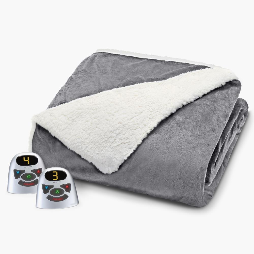 Heated Blanket - Queen - Grey