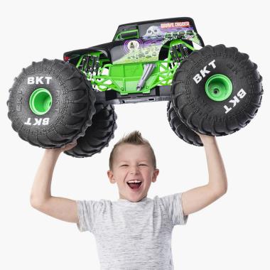 Giant remote store control monster truck