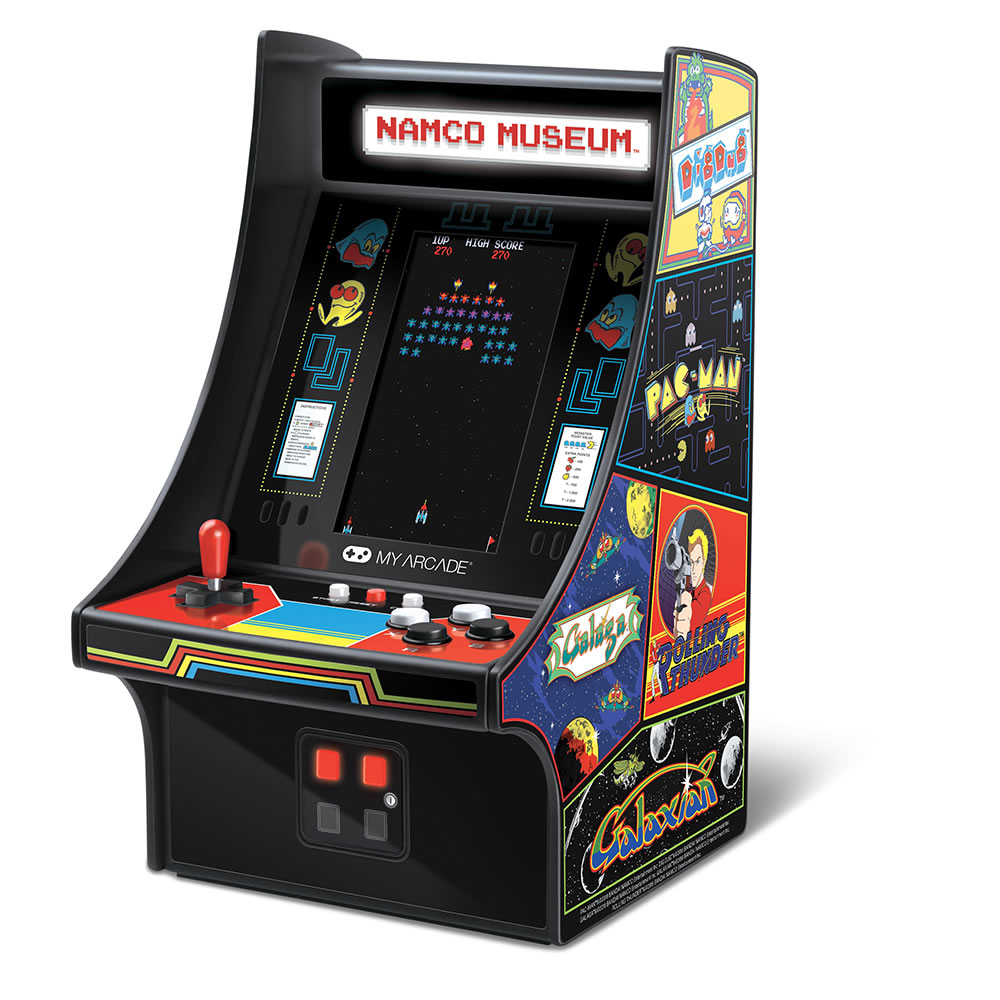 The Classic 20 Game Mini Arcade - Hammacher Schlemmer