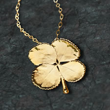 The Gilded Four-Leaf Clover Necklace