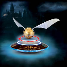 The Harry Potter Levitating Golden Snitch Sculpture