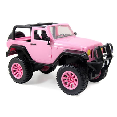 pink remote jeep