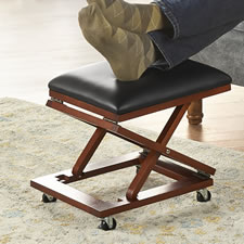 The Adjustable Height Foldaway Ottoman