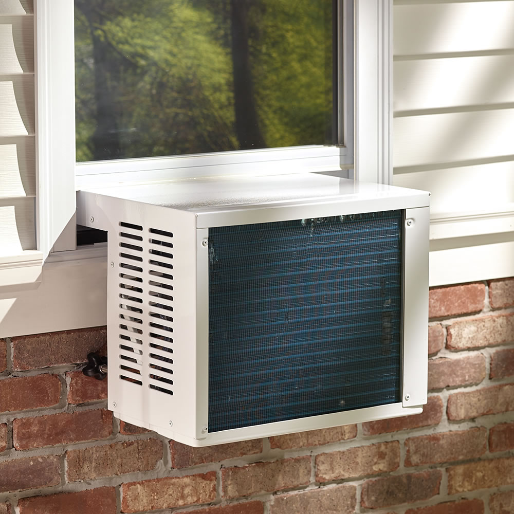 The Over The Sill Low Profile Air Conditioner Hammacher Schlemmer