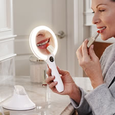 The Rechargeable Handheld Lighted Mirror