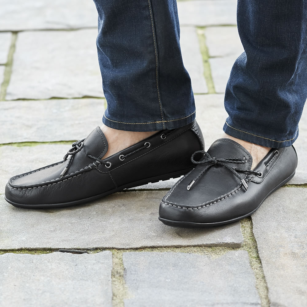 The All Day Arch Supporting Leather Loafers (Men's) - Hammacher Schlemmer