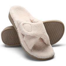 The Terry Cloth Arch Support Slide Slippers