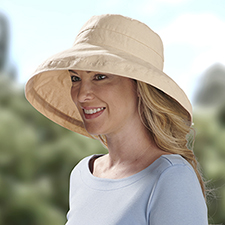 The Lady's Foldable UPF 50 Cotton Hat