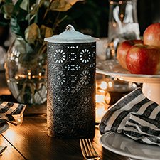 The Color Changing Flameless Candle Fountain (Pillar)