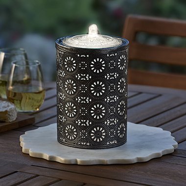 The Color Changing Flameless Candle Fountain