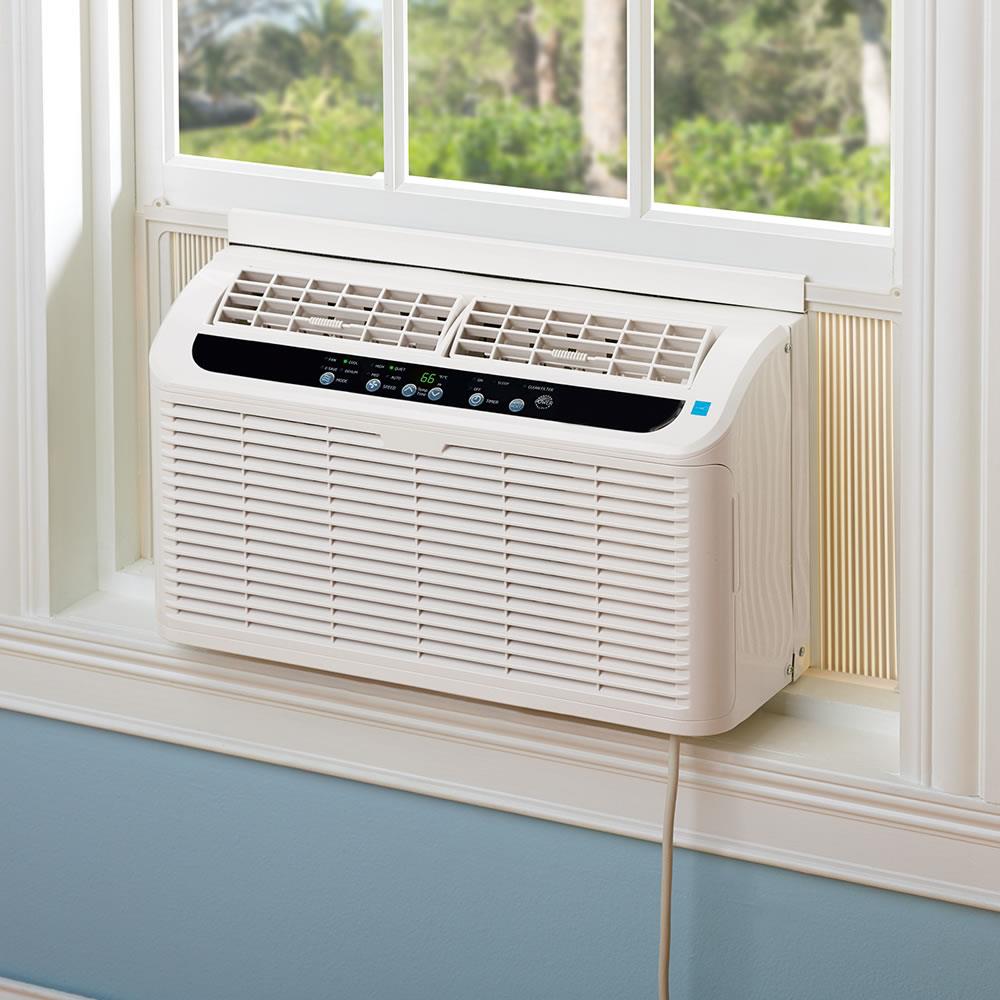 Quiet Window Air Conditioner With Remote And Timer , Dehumidfier And Energy-Efficient ,6000 BTU