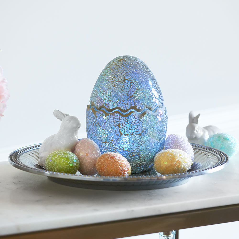 Download The Mosaic Color Changing Easter Egg - Hammacher Schlemmer