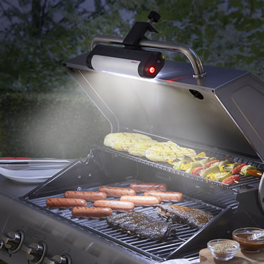 The Brighter BBQ Grill Light Hammacher Schlemmer