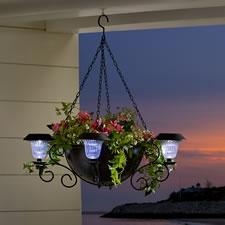 The Solar Illuminated Hanging Planter