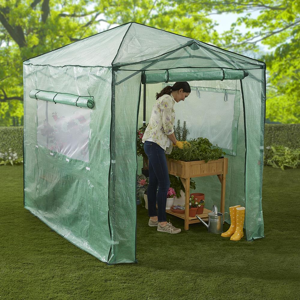 Instant Pop Up Greenhouse , Outdoor Lawn & Garden By Hammacher Schlemmer