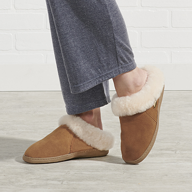 The Arch Supporting Sheepskin Slide Slippers