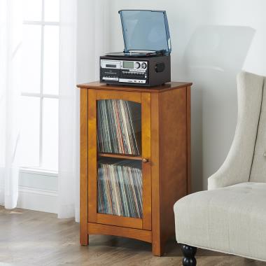 The LP Collector's Compact Display Cabinet