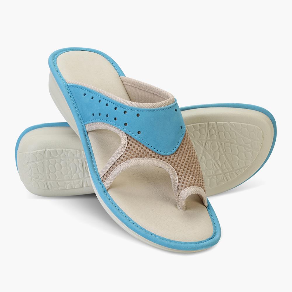Memory Foam Comfort Sandals - 41 - Turquoise