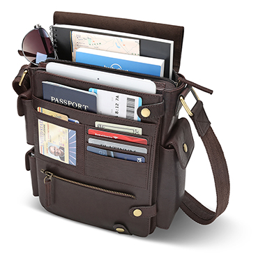 The Bison Leather Organized Carryall