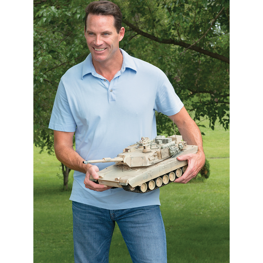 Texas: Remote-Controlled Full-Size Battle Tank Smashes Things for