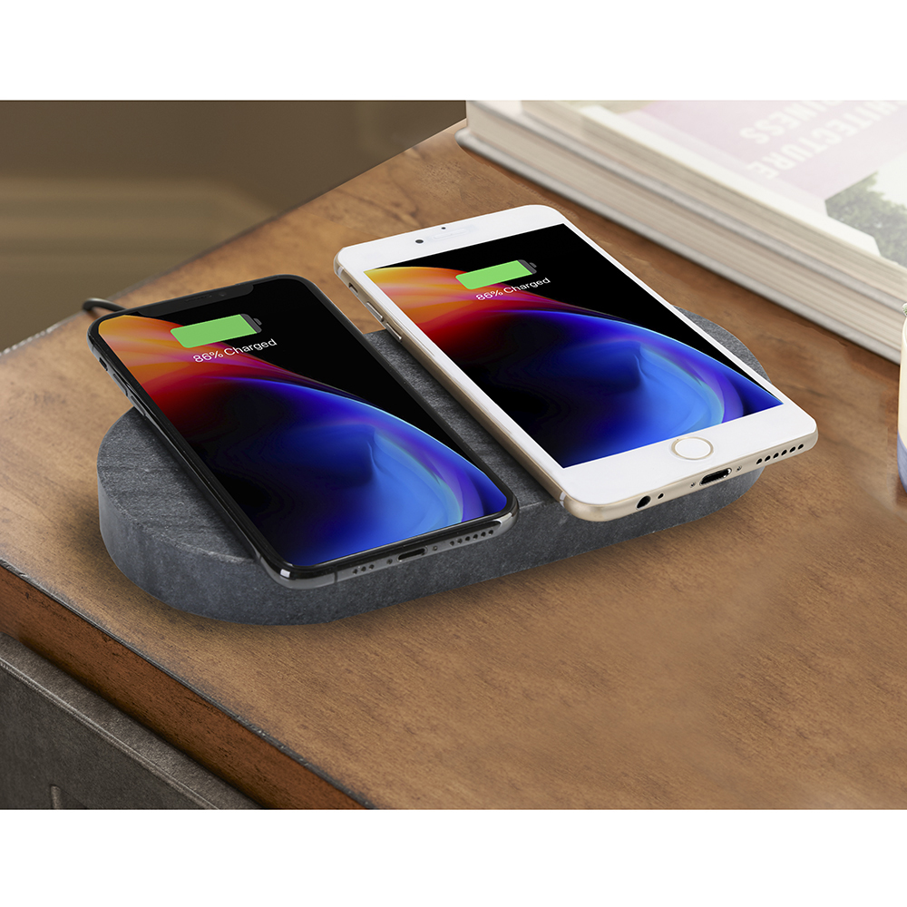 Solid Marble Dual Wireless Charger