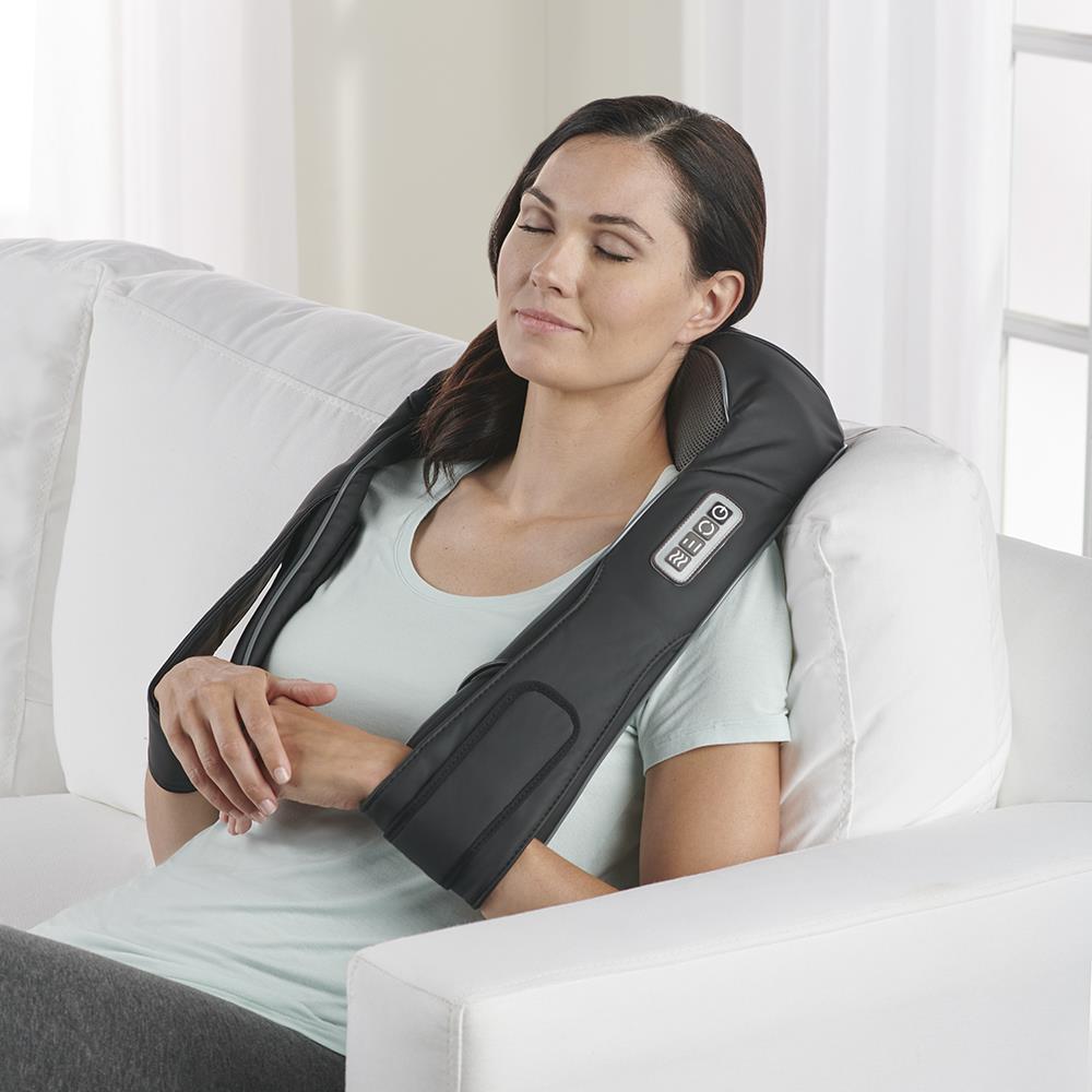 The Cordless Triple Therapy Back Massager - Hammacher Schlemmer