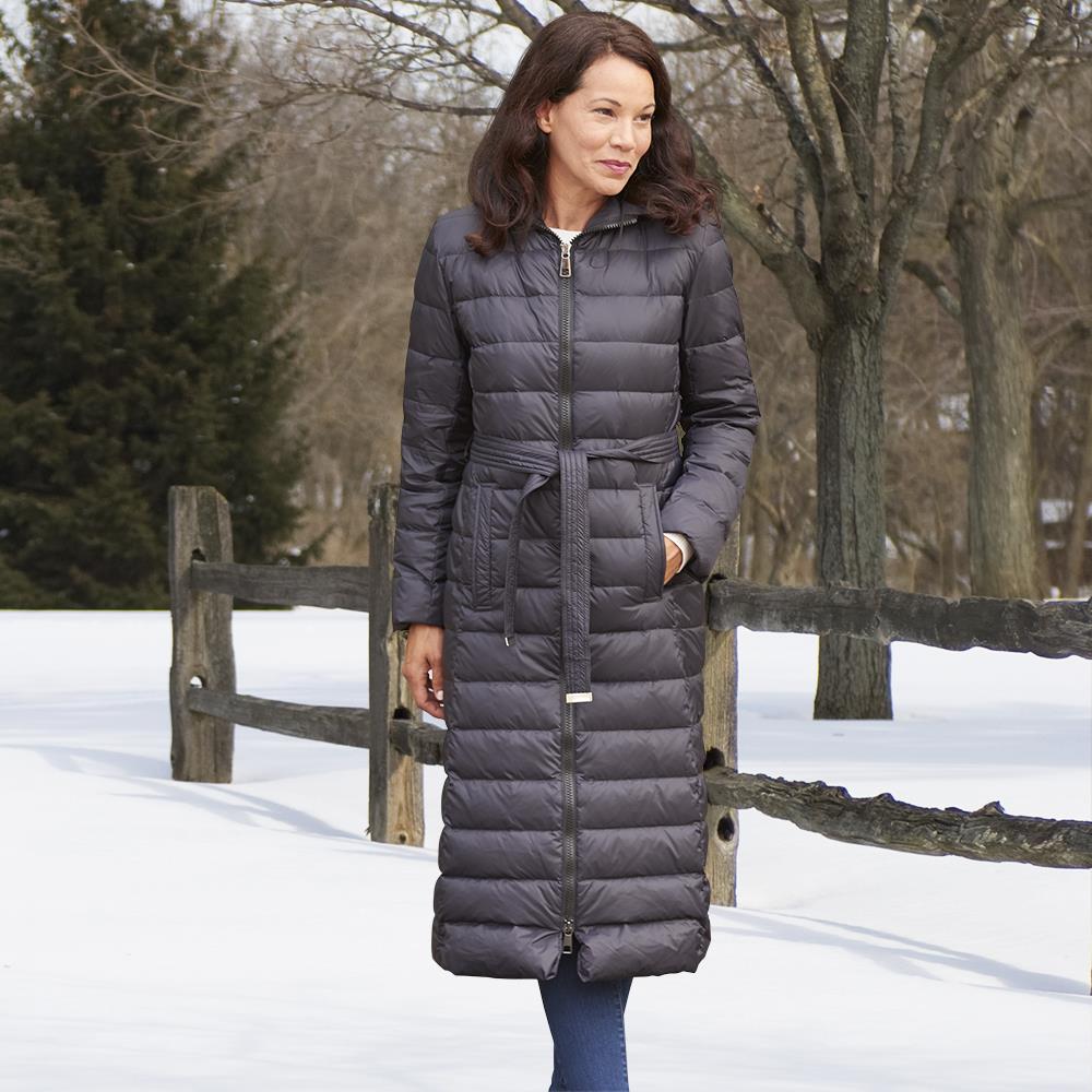 Heated down clearance jacket womens