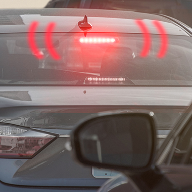 The Hard Stop Crash Reducing Brake Light