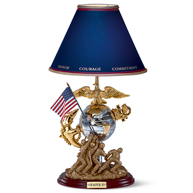 The U.S. Marines Tabletop Lamp