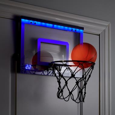 Over The Door Basketball Hoop Indoor, Mini Basketball Hoop, Basketball Hoop  with Ball and Air Pump