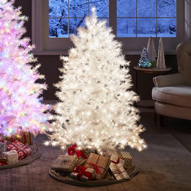 The Prelit Color Changing White Tree (4 1/2')