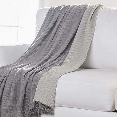 The Genuine Turkish Cotton Lightweight Gauze Throw