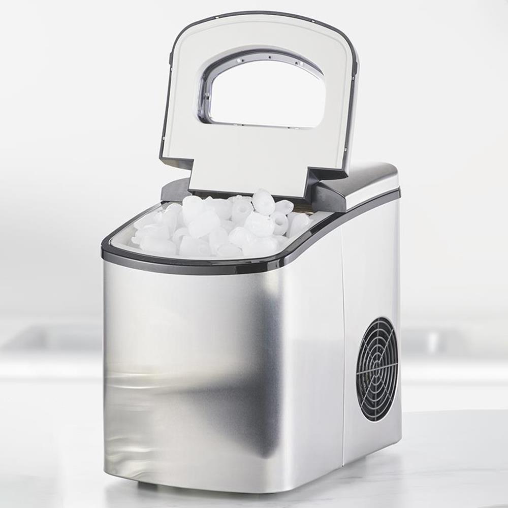 White Ice Maker Machine, Portable Compact Ice Cube Maker