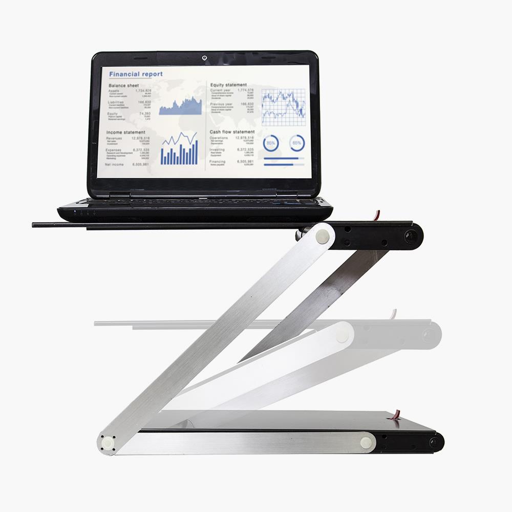 Flexible Portable Laptop Table By Desk York-Adjustable Book Stand