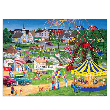 The 500 Piece Illuminated Country Fair Puzzle