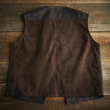 Thin on sale leather vest