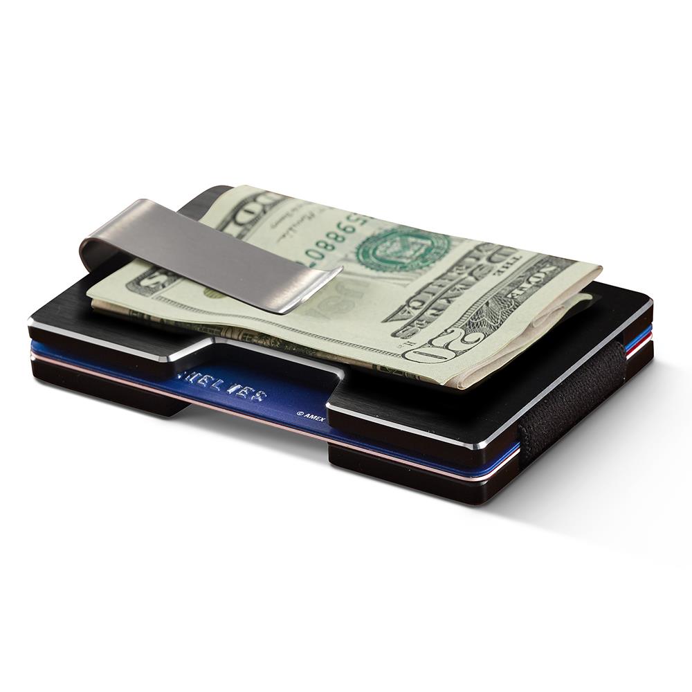 The Indestructible Compact Money Clip Wallet - Hammacher Schlemmer