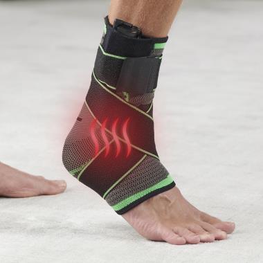 The Cordless Heated Compression Ankle Wrap