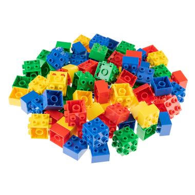 The 84 Piece Mix And Match Color Brick Set