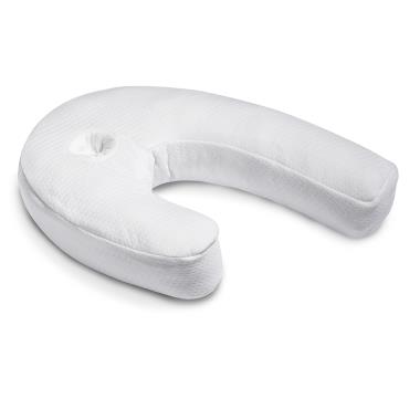 The Ergonomic Side Sleeper Pillow - Hammacher Schlemmer