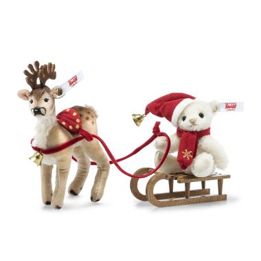 The Limited Edition Steiff Christmas Sleigh Set