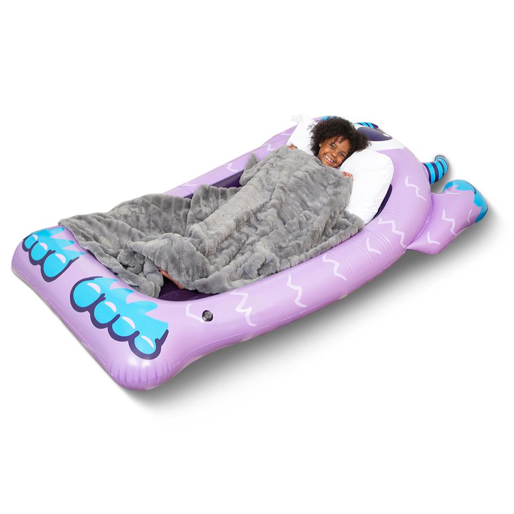 BABY SHARK My First ReadyBed - 2 in 1 toddler sleeping bag and inflatable  air bed in a bag with a pump : : Baby Products
