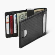 http://www.hammacher.com - The Ultrathin RFID Carbon Fiber Money Clip Wallet 79.95 USD