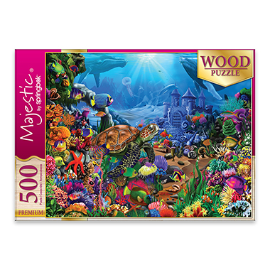The 500 Piece Under The Sea Wooden Puzzle