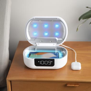 The UV-C Sanitizing Alarm Clock