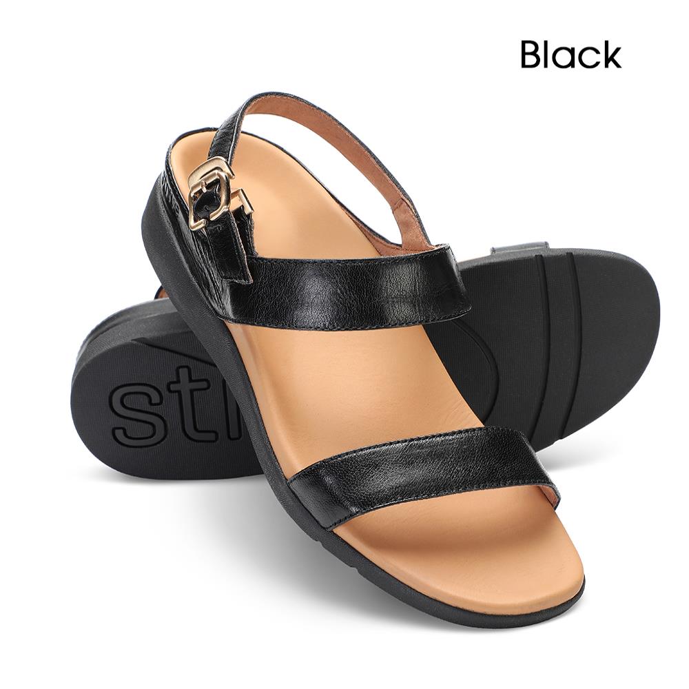 The Lady's Back Pain Relieving Wedge Sandals - Hammacher Schlemmer