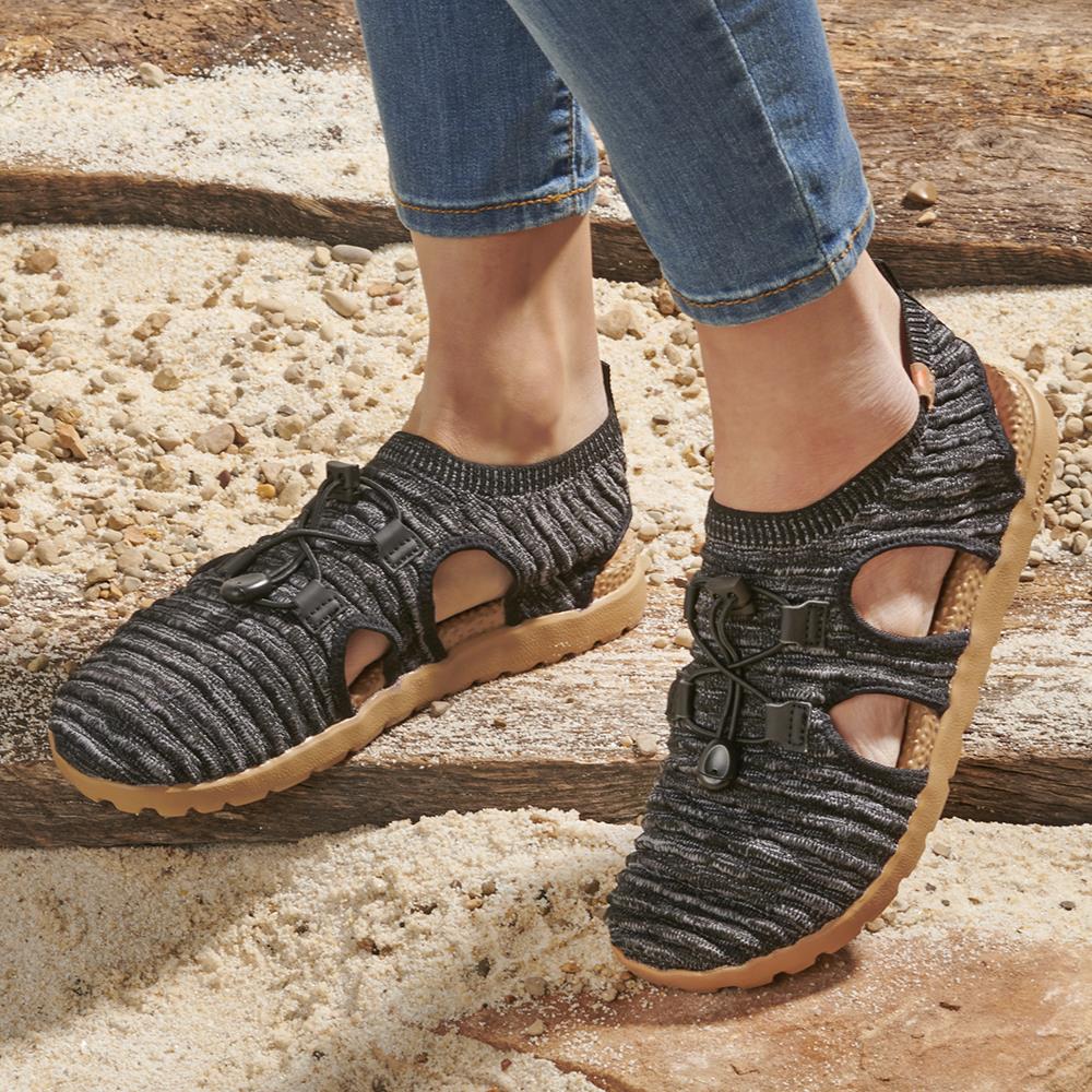 The All Terrain Stretch Sandals (Women's) - Hammacher Schlemmer