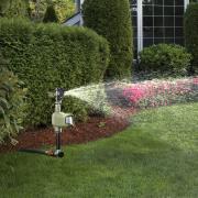 http://www.hammacher.com - The Animal Repelling Sprinkler 59.95 USD