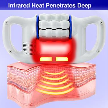 The Heated Cordless Deep Tissue Massager - Hammacher